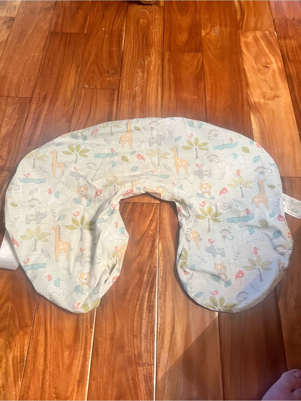 Jungle animal boppy pillow cover only